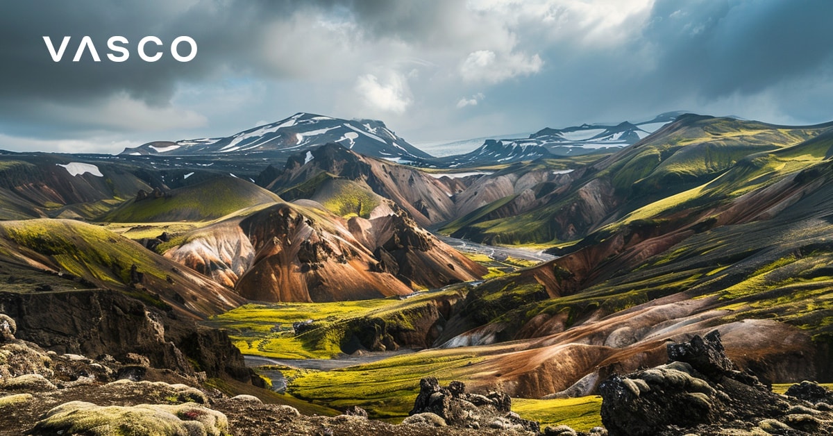 Un immagine delle montagne islandesi.